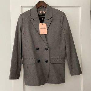 NWT Shopbop Custommade Blazer - oversized in houndstooth